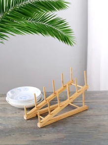 1 giá để đồ bằng gỗ - Màu Khaki - Xem 5