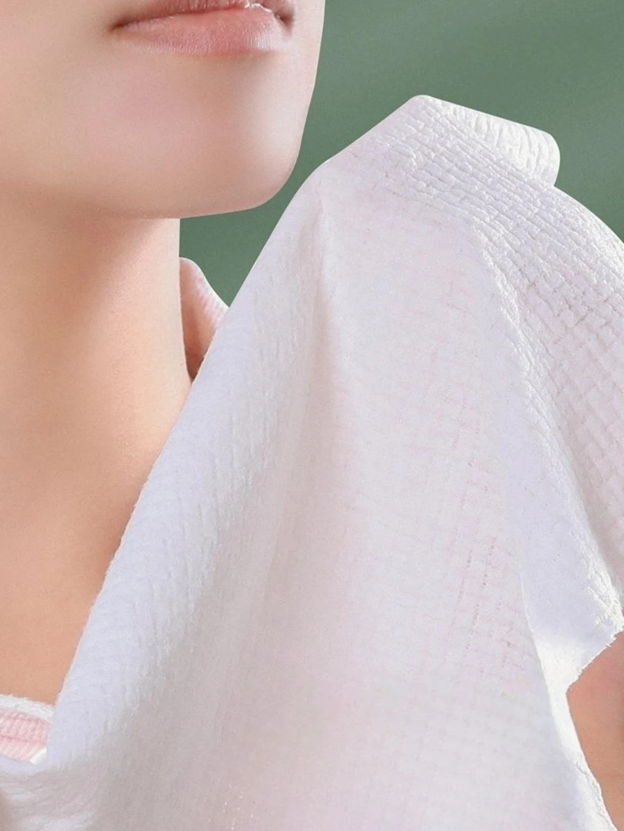 20 chiếc Khăn mặt dùng một lần, Khăn lau mặt bằng sợi hiện đại cho gia đình - Nhiều màu - Xem 1