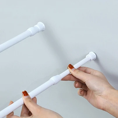 1pc/2pcs No-Drill Expandable Curtain Rods, Stainless Steel Retractable Rod, Closet Organizer Room Decor Home Decor Decor Bedroom Decor Dress Pants Shoes Jeans Boots Skirtbedroom,Organizer,Organiser,Home Storage,White T Shirt Women,Black Pants Women,Ladies Winter Clothes,Dress,Winter Clothes For Ladies,Elegant Woman Dresses,White Shirt For Ladies,Long Sleeve,White Jumpsuit For Women,Spring Dresses For Women,Spring Outfits For Women,Spring,Spring Clothes,Minimalist,Summer Tops