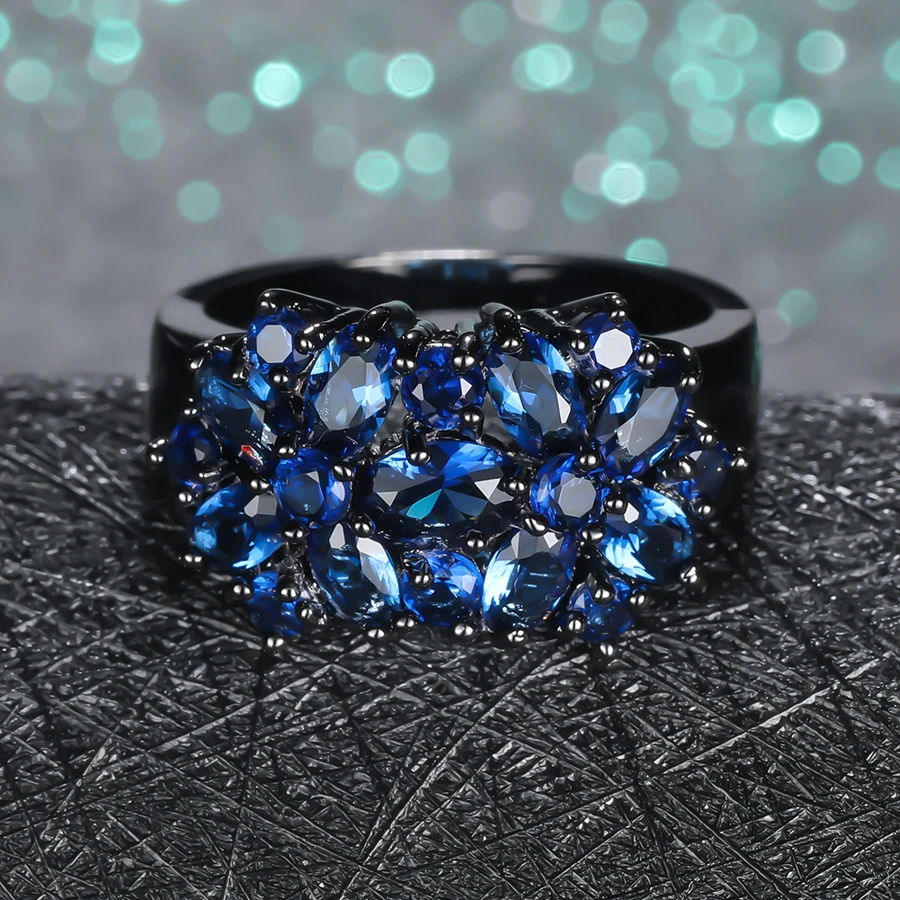 Vanel 1pc Noble & Elegant Diamond Decor Women's Romantic Date Ring