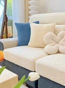 1 tấm bọc ghế sofa chần bông hoa - Màu be - Xem 6