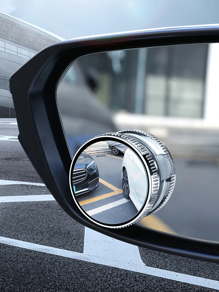 2pcs Car Blind Spot Mirror - Silver - View 1