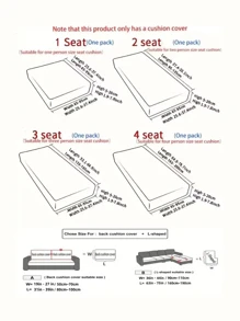 1 tấm bọc ghế sofa chần bông hoa - Màu be - Xem 10