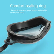 Adjustable Swimming Goggles, Beach Essentials, Beach Accessories, Pool Float - Black - View 4