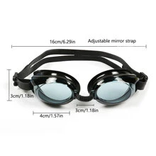 Adjustable Swimming Goggles, Beach Essentials, Beach Accessories, Pool Float - Black - View 5