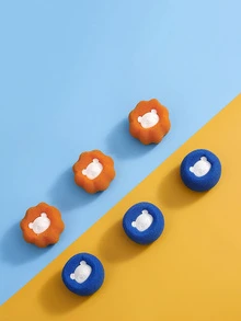 6 piezas Bola de lavandería con diseño de dibujos animados - Multicolor - Ver 3