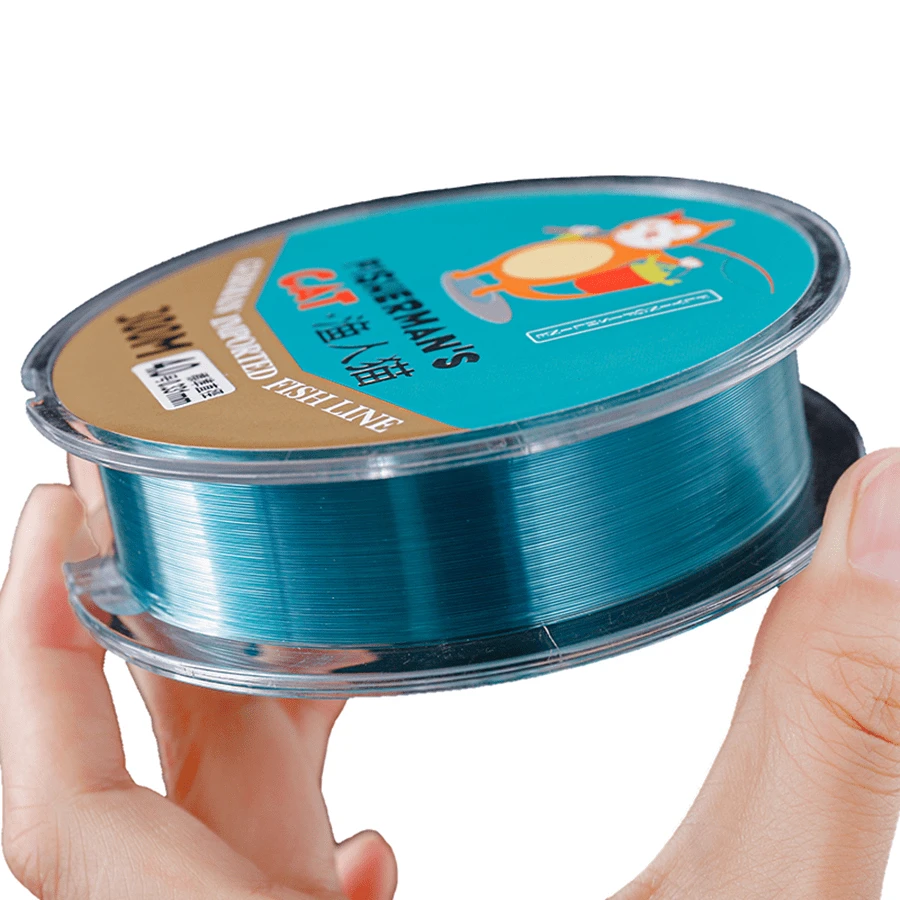 1 dây câu cá Polyamide màu xanh baby 300 M - Màu xanh nhạt - Xem 1