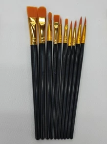 opeth 10pcs Portable Multifunctional Oil Painting Brushes Back To School,Back To School,School Supplies