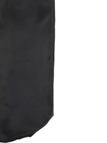 1pc New Design Wide Brim Long Tube Hat With Printed Satin Elastic Hair Protecting Cap For Braids, Sleeping - Black - View 3