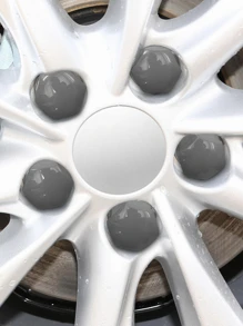 20 piezas Tapas de tuerca del cubo de la rueda del coche - Gris Oscuro - Ver 2