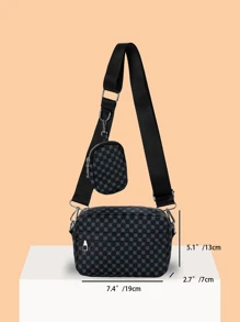 Handbag Shoulder Bag Sling Bag Crossbody Bag Sport Bag For Student High School Senior High School Student College Student Junior High School Student Middle School Student Graduate University Students For School College Outdoor Hiking Travel Camping Sport Sling Bag For Man Man Bag Cross Body Bag Side Bag Back To School School Supplies Fall Messenger Bag Bag For Man Cylinder Bag Old Money Halloween Christmas - Multicolor - View 6