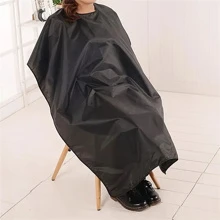 High-End Waterproof Hairdresser Cape - Professional Salon Cape With Snap Closure, Suitable For Hair Styling And Cutting 1pc Hair Removal,Face Hair Removal,Hair Trimmer,Hair Trimmer,Barber Supplies,Haircut , Bag,Organizer,Storage,Hair Clips,Hair Accessories - Black - View 4