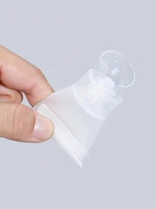 3入組便攜式旅行瓶，透明塑料空儲物瓶包裝瓶，可再填充擠壓袋，洗面奶乳液洗髮水浴凝膠化妝品容器30毫升/1盎司 - 無色 - 查看 4