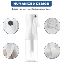 1 件装发用喷雾瓶、连续喷雾瓶、雾化喷雾瓶、水喷雾瓶，适用于发型设计、清洁、园艺、喷雾和皮肤护理，早上梳理头发，精油瓶，浴室配件园艺工具，园艺工具