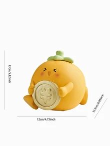 1 pieza Caja con diseño de dibujos animados dinero ahorro - Naranja - Ver 3