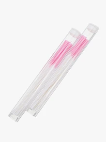 耳朵清洁线，耳朵清洁线，120 件粉色纸质耳垢清洁工具，适用于家庭、客厅、卧室、浴室、家居装饰、旅行用品、婚礼、派对、生日、送给男士、妈妈、爸爸、朋友的礼物、新年、配饰、趣味礼物、学校、返校、旅行、旅行必需品、家居必需品、耳朵清洁器 - 粉色 - 查看 3