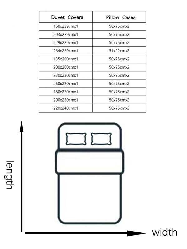 1set Fresh Floral Print Bedding Set SHEIN UK 1set-fresh-floral-print-bedding-set-shein-uk