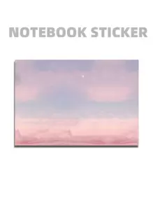 1set Sky Pattern PVC Universal Laptop Protective Sticker