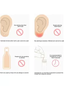 耳朵清洁线，耳朵清洁线，120 件粉色纸质耳垢清洁工具，适用于家庭、客厅、卧室、浴室、家居装饰、旅行用品、婚礼、派对、生日、送给男士、妈妈、爸爸、朋友的礼物、新年、配饰、趣味礼物、学校、返校、旅行、旅行必需品、家居必需品、耳朵清洁器 - 粉色 - 查看 8