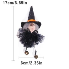 1入組女巫設計吊墜 - 黑色 - 查看 4