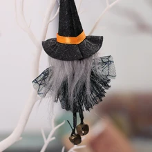 1入組女巫設計吊墜 - 黑色 - 查看 2