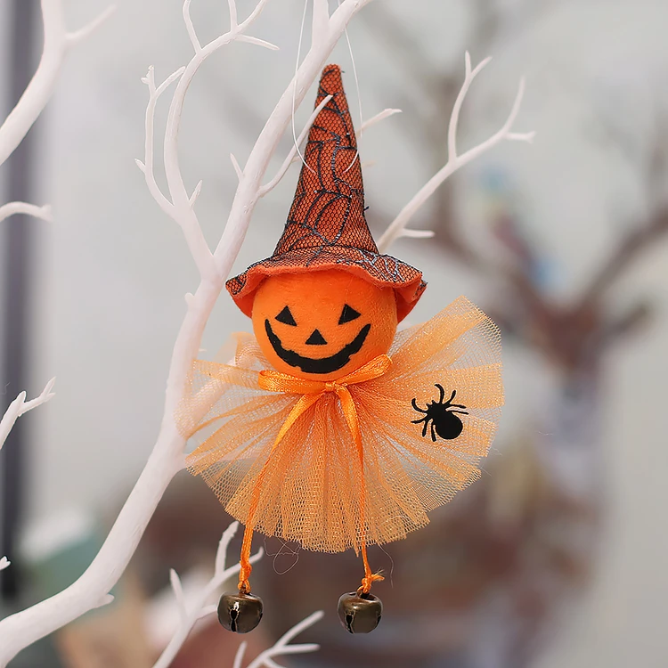 1pc Halloween Pumpkin Design Pendant - Yellow - View 1