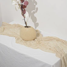 1 PC Á hậu bảng xếp li rắn - Màu be - Xem 3