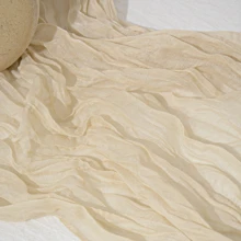 1 PC Á hậu bảng xếp li rắn - Màu be - Xem 2