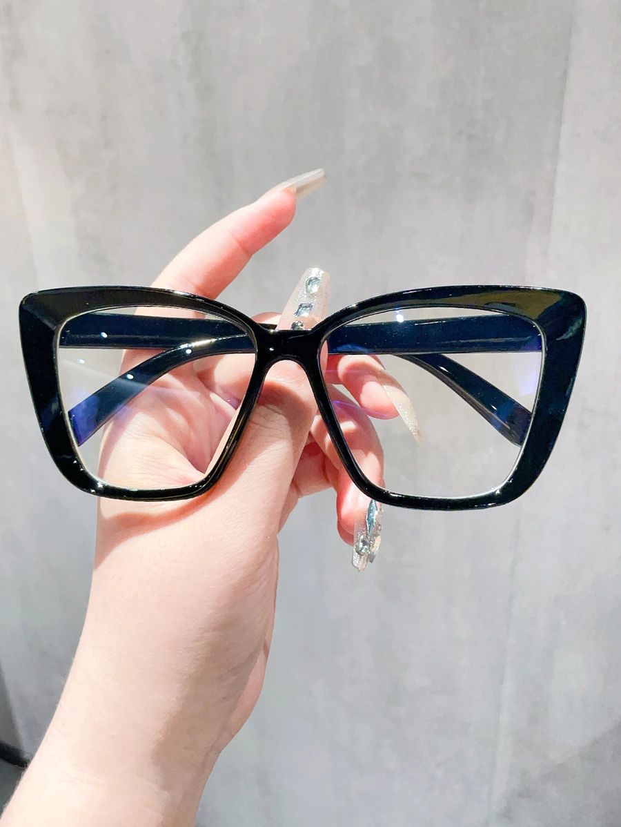 Phụ kiện kính mắt mèo cho phụ nữ - màu đen - Xem 1