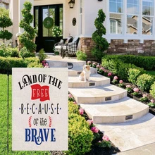 2pcs Independence Day Slogan Graphic Decorative Flag - Multicolor - View 6