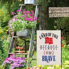 2pcs Independence Day Slogan Graphic Decorative Flag - Multicolor - View 8