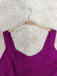 Women Tank Tops & Camis - Màu tím - Xem 3
