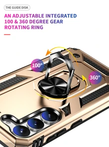 Ring Holder Phone Case - Gold - View 6