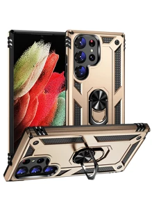 Ring Holder Phone Case - Gold - View 1