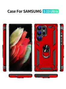 指環扣手機殼 - 紅色 - 查看 2