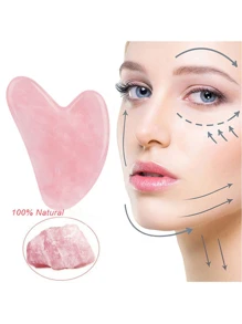 Body & Face Massage Board 1Pc Random Color Heart-Shaped Scrapping Massage Board - Multicolor - View 7