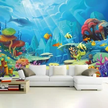 Dienalls 6x4ft Under The Sea Backdrop Ocean  Backdrop - Multicolor - View 3