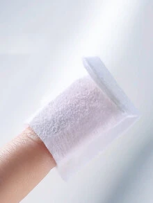 400pcs Nail Polish Removal Pad, Lint Free Nail Wipes Non-Woven Nail Art Gel Polish Remover Pad - White - View 7