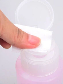 400pcs Nail Polish Removal Pad, Lint Free Nail Wipes Non-Woven Nail Art Gel Polish Remover Pad - White - View 3