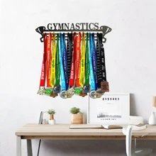 Metal Medal Hanger, Sports Medal Display Holder, Wall Mount Rack For Home Decor - Black - View 4