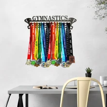 Metal Medal Hanger, Sports Medal Display Holder, Wall Mount Rack For Home Decor - Black - View 1