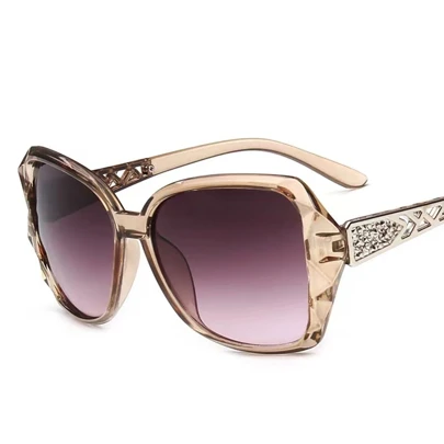 Party Geo Frame Fashion Glasses Beach Accessories For Women Glasses Shades Basics Fall Winter Women Outfits Clothes Business Casual Gifts For Summer Beach Vacation,Outdoor,Travel Temple Decoration Elegant Style Oversized Butterfly Frame