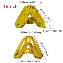 13pcs/Set Letter Design Birthday Decorative Balloon,Christmas