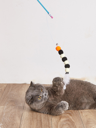 1入組逗貓棒帶鈴鐺