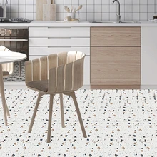 10入組水磨石外觀PVC防水耐磨啞光地板貼紙 - 彩色 - 查看 5