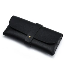 1入組眼鏡盒女士皮革柔軟眼鏡袋時尚便攜太陽眼鏡盒型包配件眼鏡殼套太陽眼鏡盒