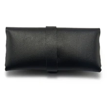 1入組眼鏡盒女士皮革柔軟眼鏡袋時尚便攜太陽眼鏡盒型包配件眼鏡殼套太陽眼鏡盒