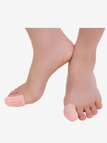 1對膚色大腳趾保護器 - 卡其色 - 查看 2