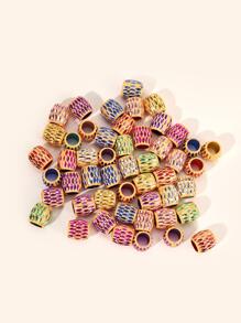 20 chiếc dây buộc tóc Scrunchies màu cầu vồng bóng chất lượng cao (Màu sắc ngẫu nhiên) - Nhiều màu - Xem 1