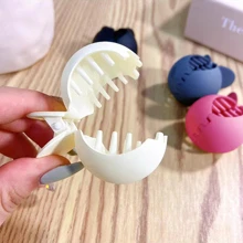 4pcs Minimalist Solid Hair Claw - Multicolor - View 4